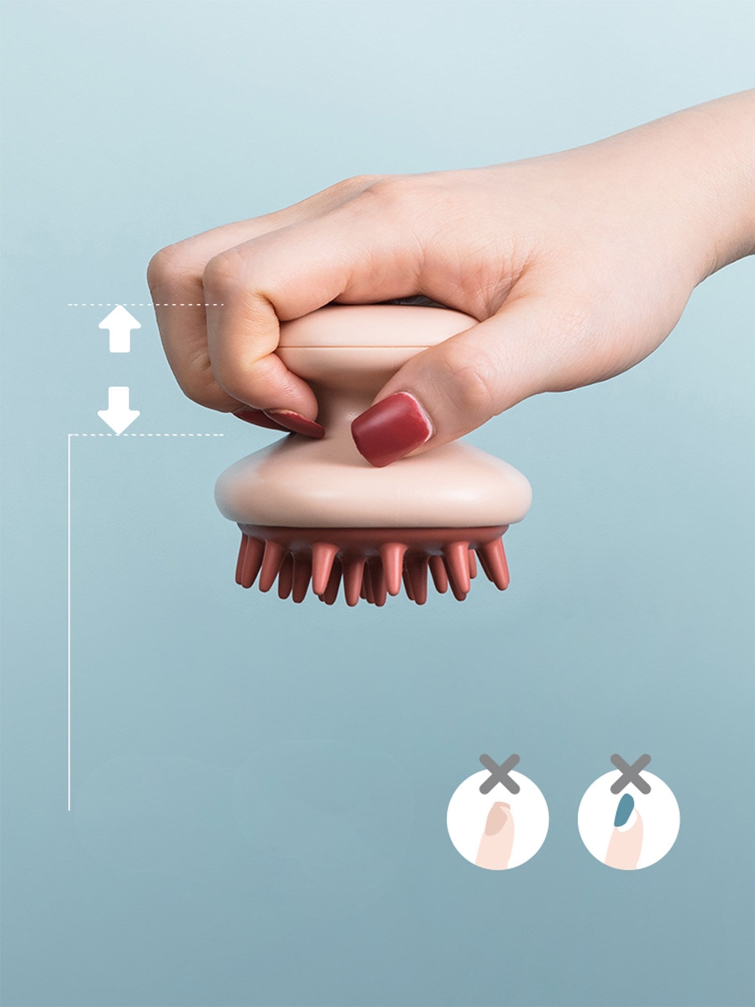 Revitalize Your Hair Care Routine with Our Silicone Head Body Scalp Massage Shampoo Brush