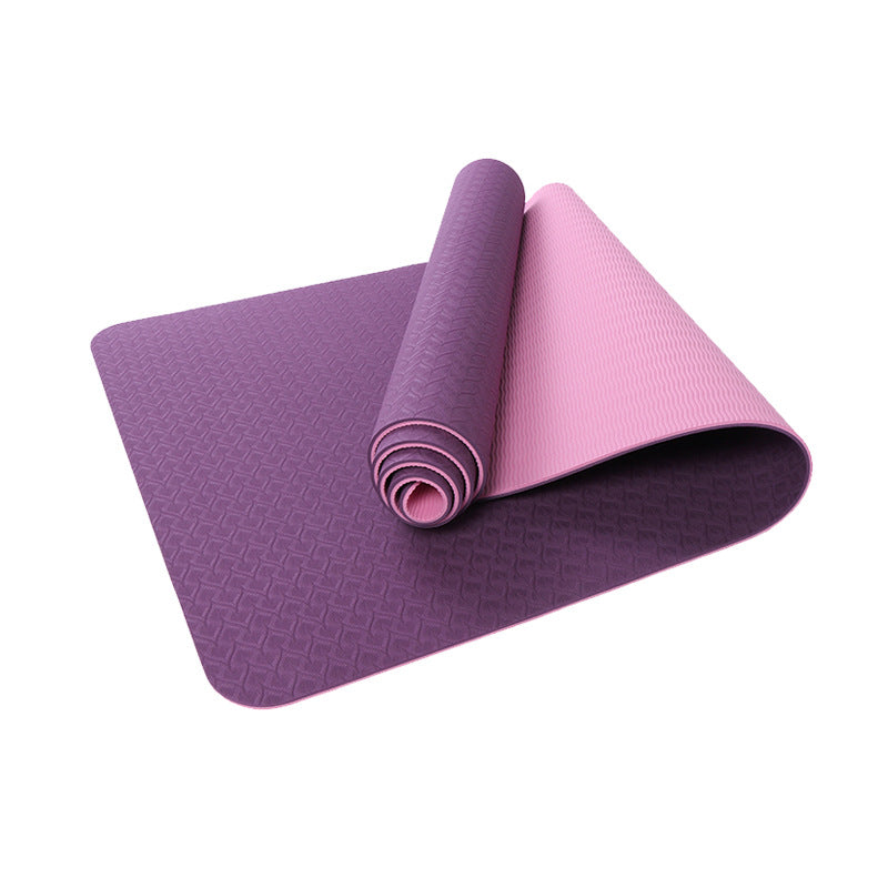 Two-Color 6Mm Posture Line Yoga Mat