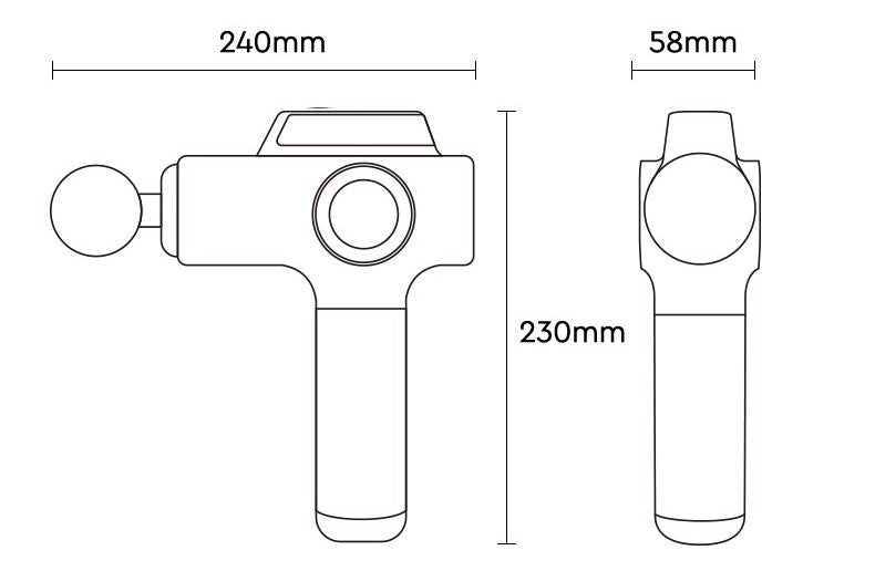 Small Muscle Massager Household Gun