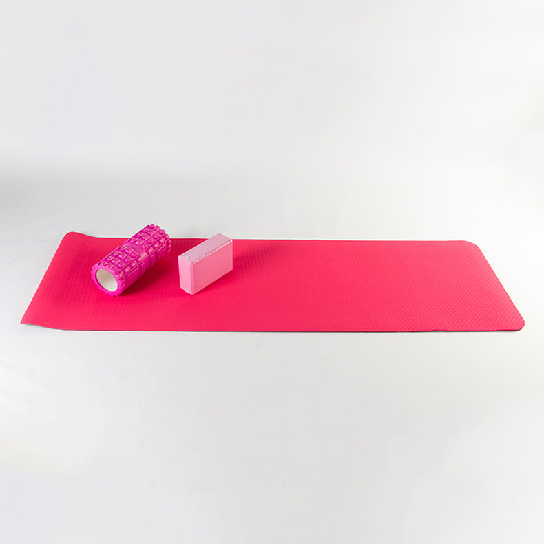 Thickened 8mm Two-color Lengthened Yoga Mat