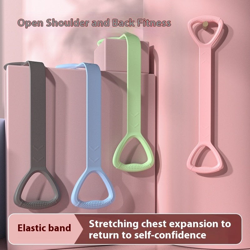 8 Words Chest Expander Yoga Fitness Resistance Band