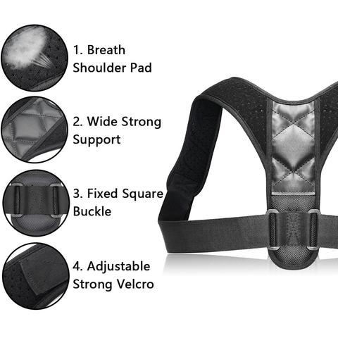 Adjustable Back Support Strap Brace Belt