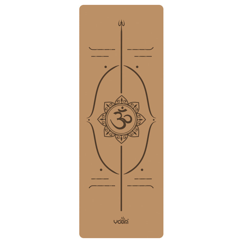 Widened Thick Natural Rubber Printed Yoga Mat