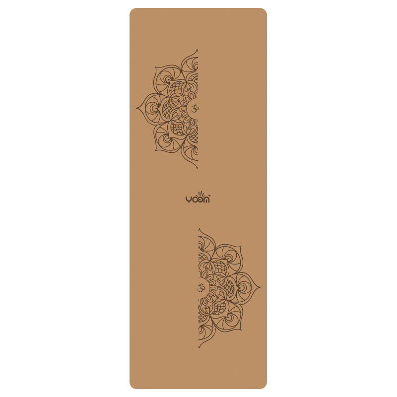 Widened Thick Natural Rubber Printed Yoga Mat