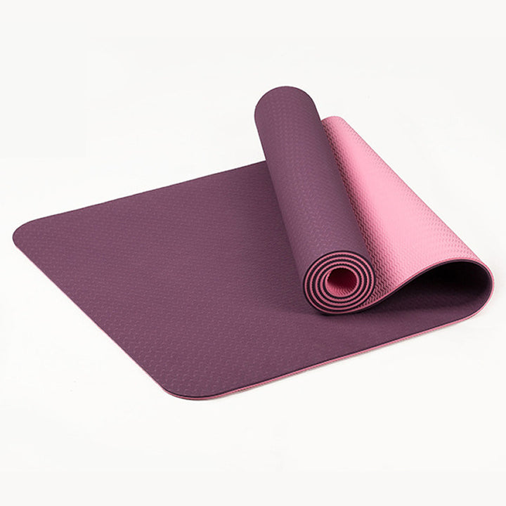 Thickened 8mm Two-color Lengthened Yoga Mat